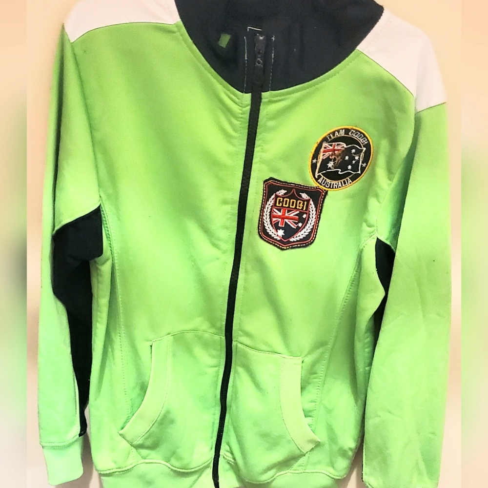 Coogi Lime Green jacket Size